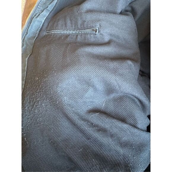 Carhartt J131 Duck Thermal Lined Hooded Zip Jacket Men 4XL Black - Picture 8 of 16